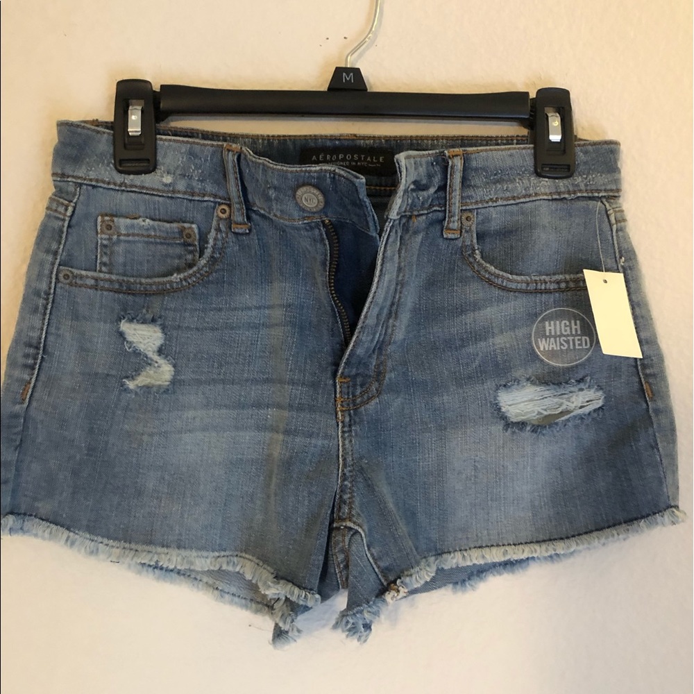 High Waisted Jean Shorts